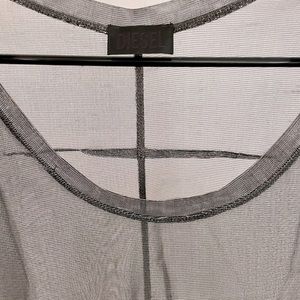 Diesel Metallic Sheer Dress